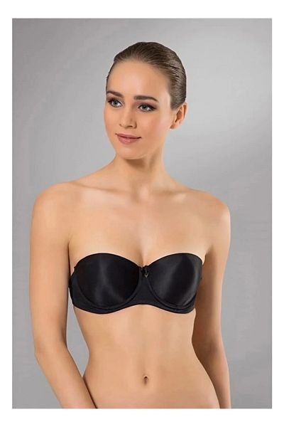 Nurteks Empty Strapless Bra with Transparent Back Straps 1502