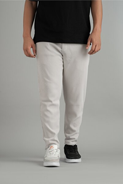bombe Men's Elastic Corded Jogger Pants Stone