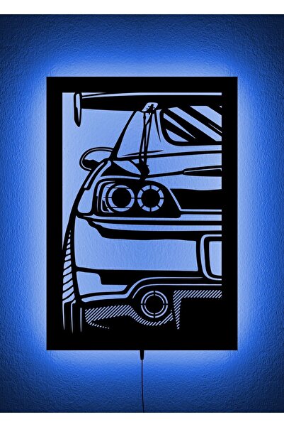 Lucarte HONDA S2000 S2K LED IŞIKLI TABLO AHŞAP DUVAR DEKORU