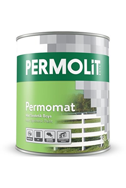 Permolit Mat Sentetik Yağlı Boya BEYAZ 2.5 Lt.