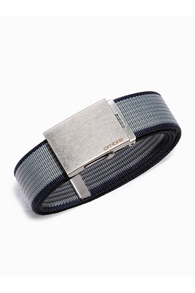 OMBRE Herren Sackleinengürtel A364 - dunkelgrau