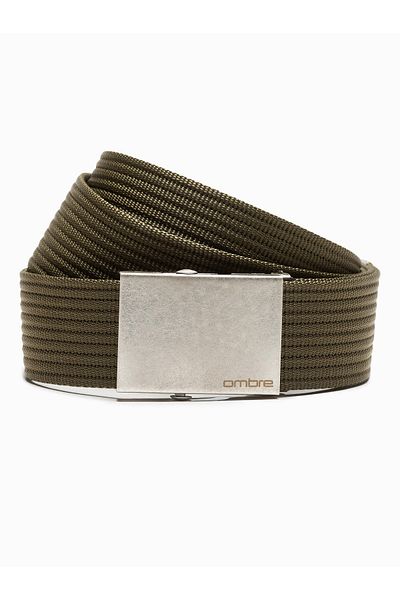 OMBRE Herren Sackleinengürtel A029 - dunkelgrau