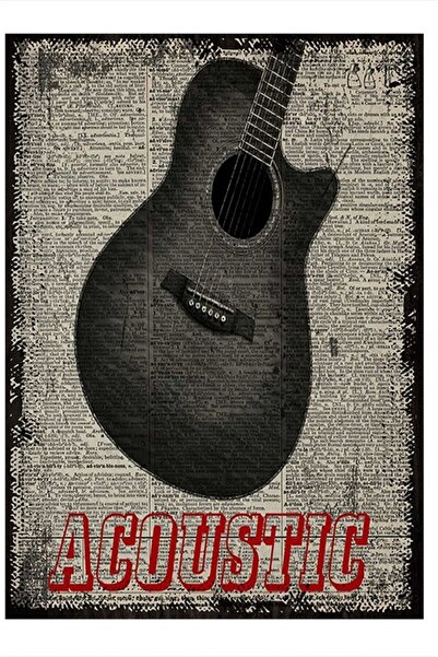 ekart Ακουστική Κιθάρα Μοντέρνο Τραπέζι MDF 15εκ. x 22εκ.