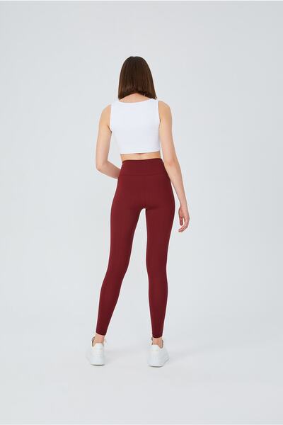 UP&FIT Push Up High Waist Recovery Καλσόν Claret Red