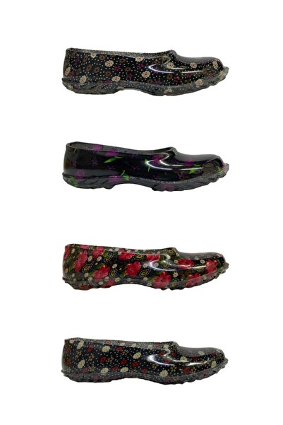 Emek Renkli - Desenli Iş Ayakkabısı, Bahçe Ayakkabısı, Lastik Ayakkabı