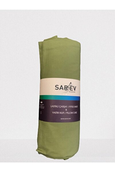 Sarev Ranforce Fitted Lastikli Çarşaf Seti 120x200 Cm V77 Yeşil