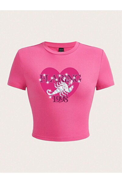 Jose Clothing ΓΥΝΑΙΚΕΙΑ ΡΟΖ ΕΚΠΤΩΜΕΝΗ ΚΟΝΤΟΜΑΝΙΚΗ ΜΠΛΟΥΖΑ CROP TOP