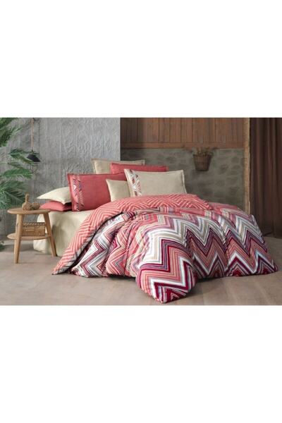 Sarev Maribo Flannel Duvet Cover Set Red for Single