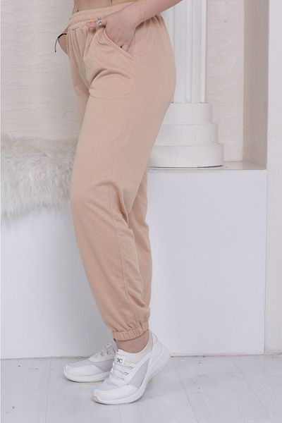 Tight Lady Γυναικείο βιζόν Καλοκαιρινό ελαστικό πόδι Κλασικό παντελόνι