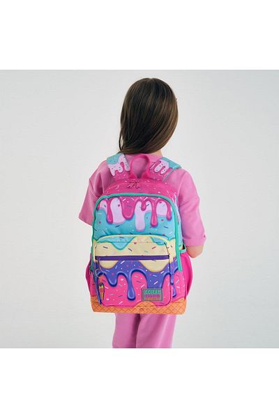 Coral High Set de geanți de școală pentru copii, roz, colorat, cu model, înghețată, 2 piese0223731