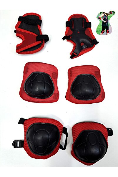 ALYTOYS Çocuk Diz Dirsek El Koruyucu Set Güvenlik Aksesuarları Dizlik Dirsekl...