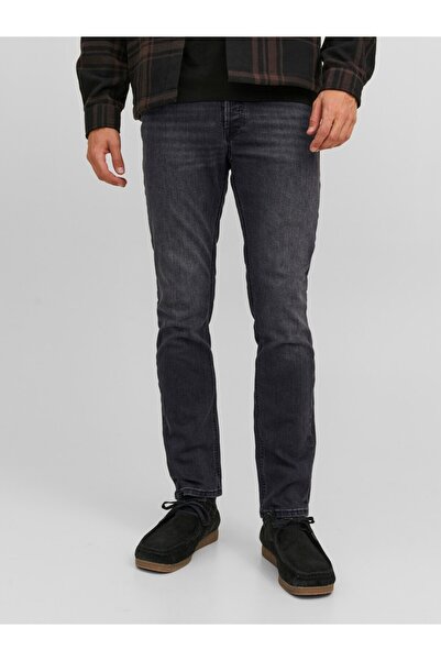Jack & Jones JACK JONES Tim Orijinal Model Taşlanmış Erkek Kot Pantolon 12242508