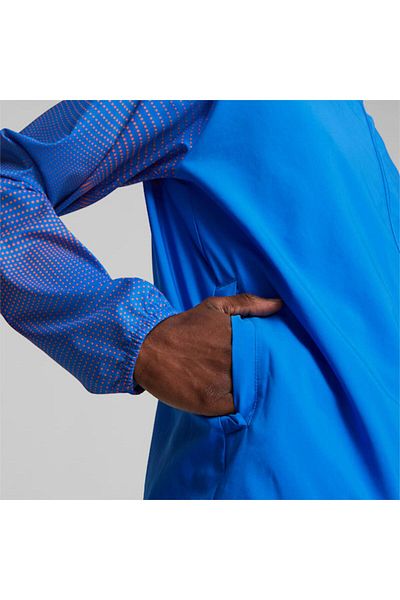 Puma RUN ΑΓΑΠΗΜΕΝΟ AOP WOVEN JACKET M Blue ανδρική φόρμα
