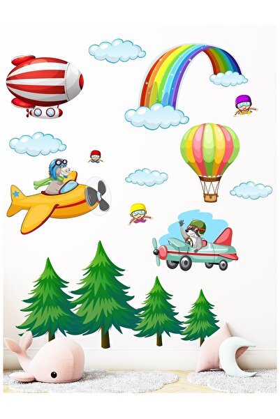 LİPYOS Autocolant decorativ de perete pentru camera bebelușului pentru copii ...