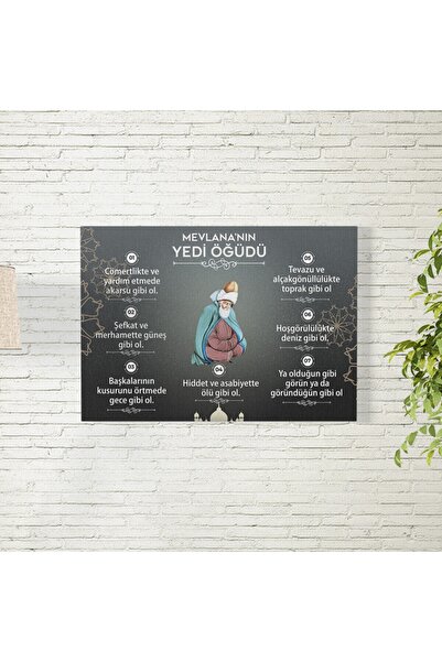 Reysa Tasarım Mevlana'nın Yedi Öğüdü Posteri 35x50 cm