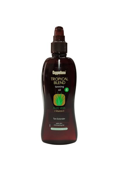 Coppertone Bronzing Sun Oil with Aloe Vera and Vitamin E Spf4 200 ml
