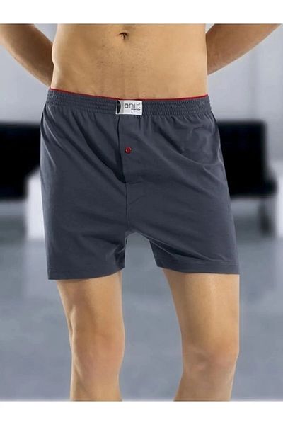 ANIT10 6 Pieces Men's Towel Waist Large Size Buttoned Cotton Combed Boxers 100% Cotton (combed cotton)