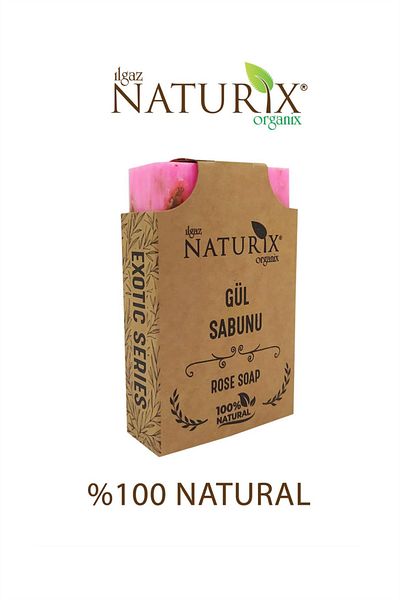 Ilgaz Naturix Organix Ilgaz Naturix Organix Spilled Rose Soap 100 Gr
