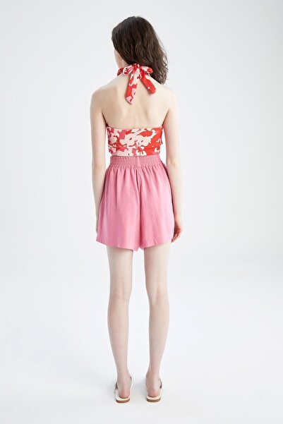 DeFacto Relax Fit normál derékvászon kevert rövidnadrág W5320az22sm