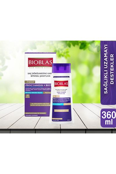 Bioblas Anti-stress Anti-Hair Loss Shampoo - 360 ml 1 Piece