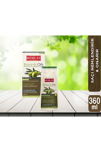 Bioblas Olive Oil Extract Dry and Damaged Hair Shampoo - 360 ML 1 Piece