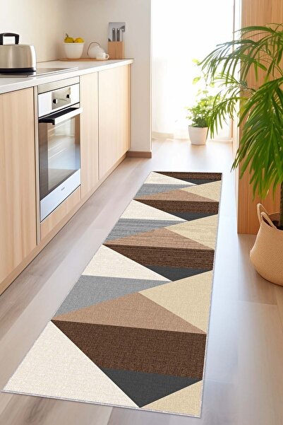 Viva Home Kesme Özel Ölçü Rulo Yolluk Leke Tutmaz Kaymaz Tabanlı Yıkanabilir ...