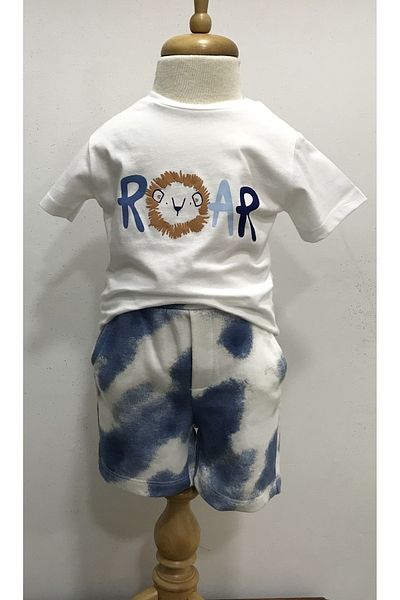 Çikoby Baby Boy Roar Shorts Suit