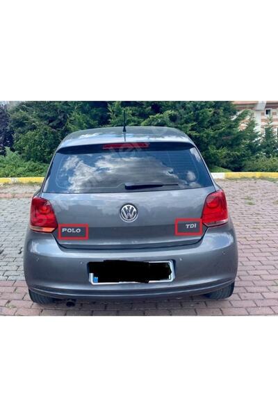 Genel Markalar Volkswagen Polo Ve Tdı Yazı Seti Tam Takım 2'li