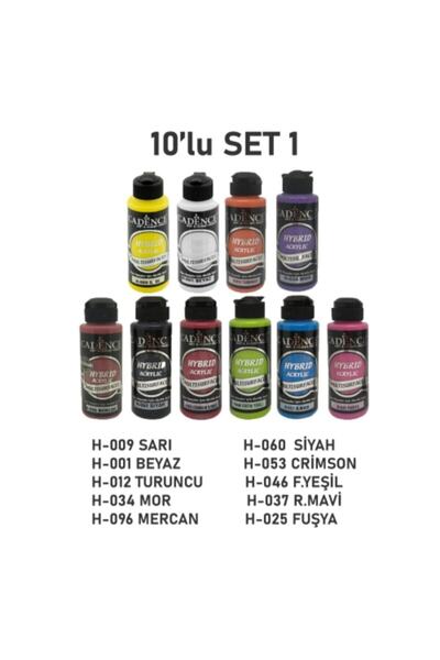 Cadence Hibrit Multisurface 120 Ml 10'lu Set Gemilerset