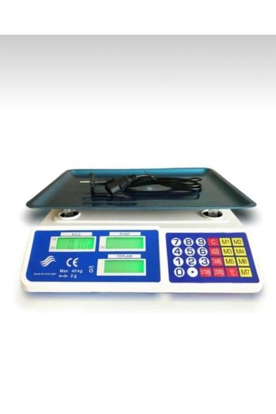 Boz-Tel Elektronik Krom Kefeli Terazi 40 kg