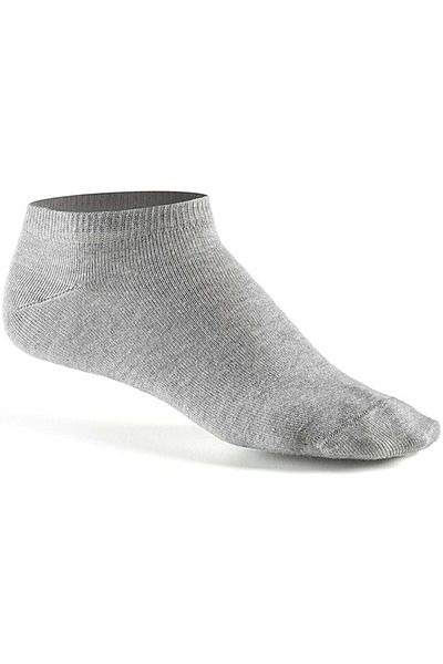 Meguca Socks Сиви памучни чорапи с обувки с дължина до глезена 8 чифта Икономичен пакет