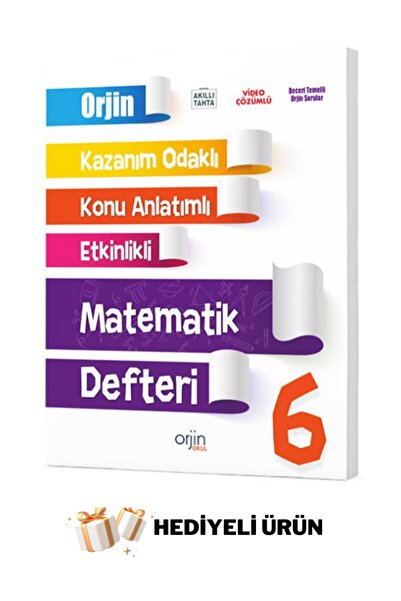 Gama Yayınları ORJİN 6. SINIF MATEMATİK AKILLI DEFTER HEDİYELİ