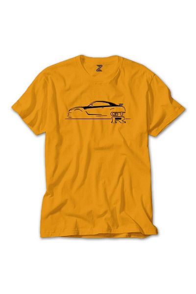 Z zepplin Κίτρινο T-shirt Nissan GTR