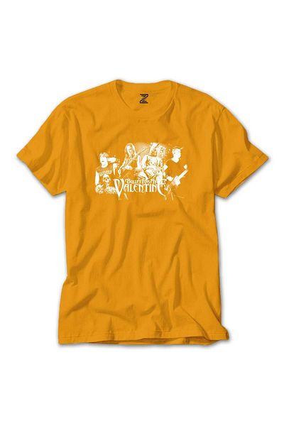 Z zepplin Bullet For My Valentine Yellow T-Shirt