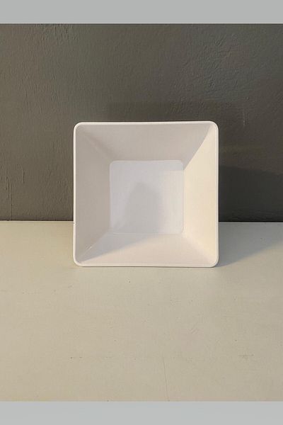 İkram Dünyası Melamine Open Buffet Square Bowl 19x19 Cm