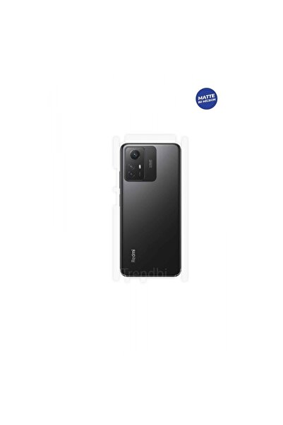 Wrapsol Xiaomi Redmi Note 12S Mat Arka ve Yan Kaplama Köşeler Dahil Kaplayan ...