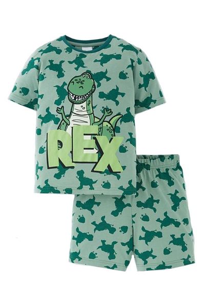 Next Disney Toy Story Rex Boy's Top and Bottom Shorts Set