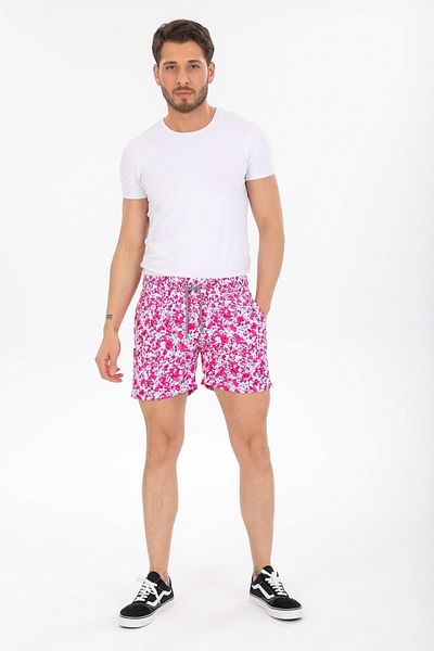 Deafox Badeshorts für Herren mit Spray-Muster und Digitaldruck