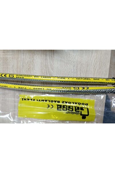 Genel Markalar Doğalgaz Flex Bağlantı Hortumu Gaz Flexi Soba Fırın Ocak 100 Cm