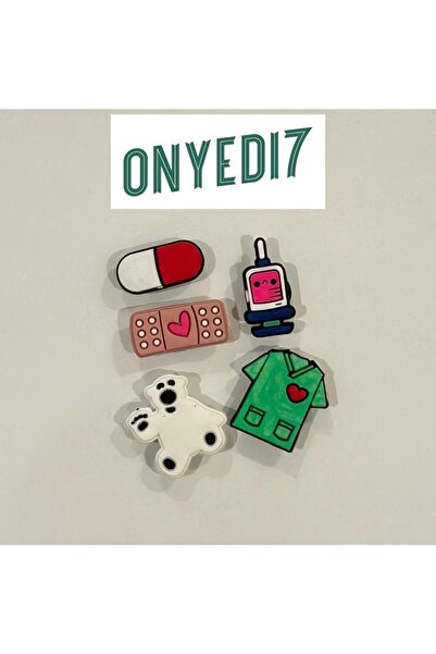 Crocs Jibbitz Terlik Süsü Sağlık Seti 5 Adet