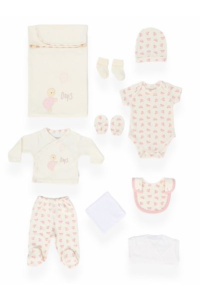 Bebitof Turtle 10 Piece Hospital Discharge Bodysuit Set