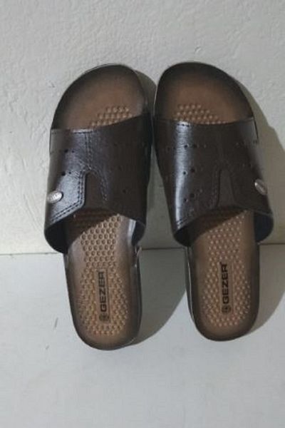 GEZER BROWN ORTHOPEDIC 1 PIECE STYLISH PRETTY QUALITY USABLE SLIPPERS
