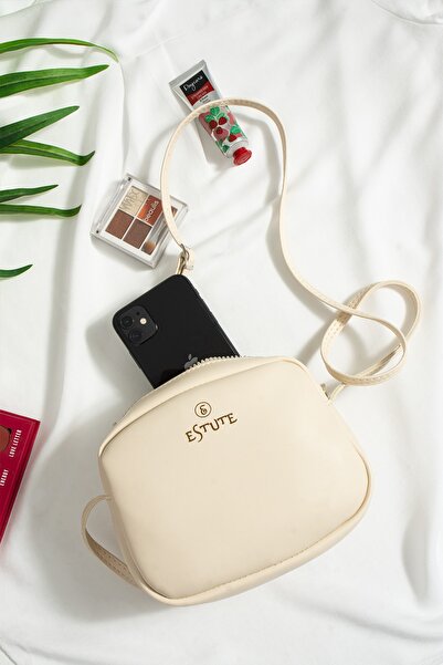 ESTUTE Kadın Mini Urban Çapraz Askılı Fermuarlı Ayarlanabilir Askılı El Ve Ko...
