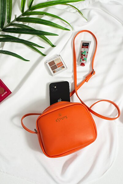 ESTUTE Kadın Mini Urban Çapraz Askılı Fermuarlı Ayarlanabilir Askılı El Ve Ko...