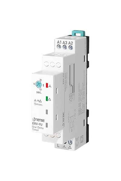 TENSE Erv-yu Star Triangle Relay، نوع V-Auto، 220 فولت تيار متردد (50-60 هرتز)النجمة: 1 ثانية- 30 ثانية
