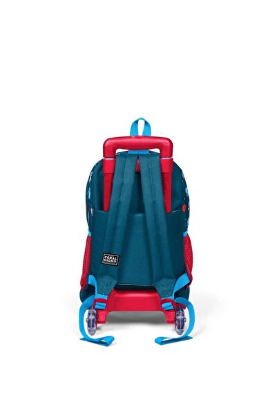 Coral High Kids Indigo Red Space Patterned 2-Piece Bag Set with Squeegee SET0223136