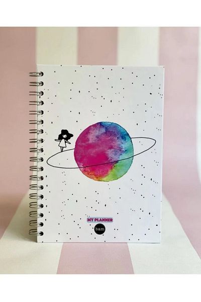 NaSaDAN Agenda vorbitoare cu design Saturn Girl