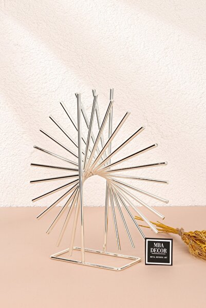mba decor metal bending art Xanthos Gümüş Modern Ev Dekorasyonu Paslanmaz Dol...
