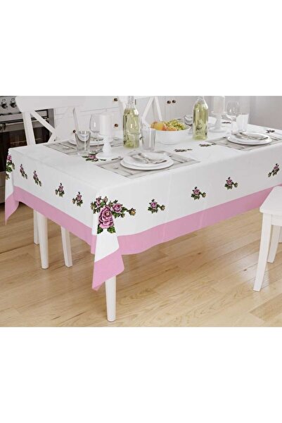 WENESSİ Față de masă cu model din țesătură din poliester imprimată cu punct de cruce