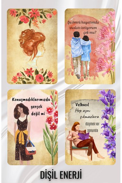 Tarot Serüveni بطاقات المحادثة المذكر والمؤنث